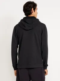 Recharge Knit Pullover Hoodie - Black Heather — view 2