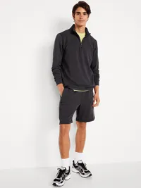 Recharge Knit Quarter-Zip Pullover - Black Jack — view 3