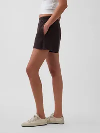 Relaxed Easy Shorts - Terra brown — view 3