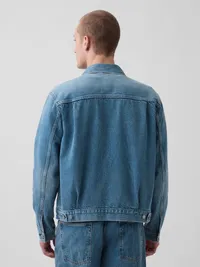 Relaxed Icon Denim Jacket - MEDIUM WASH — view 3
