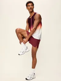 Relaxed Performance Tank - Warm Ombré — view 3
