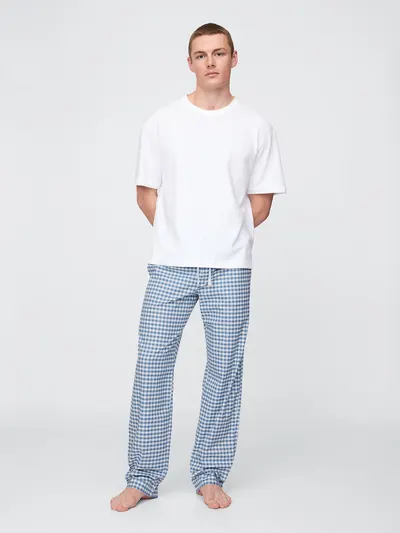 Relaxed PJ Pants - Blue gingham