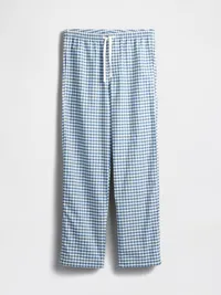 Relaxed PJ Pants - Blue gingham — view 4