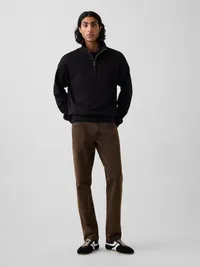 Relaxed Straight Jeans - Dark brown — view 5