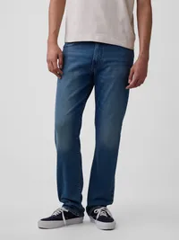 Relaxed Taper Jeans - Medium Wash — view 2