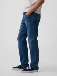 Relaxed Taper Jeans - Medium Wash — view 3