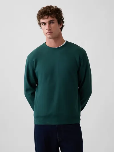 Relaxed Waffle T-Shirt - deep hunter