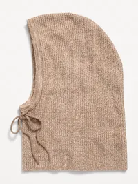 Rib-Knit Balaclava - Neutral — view 2