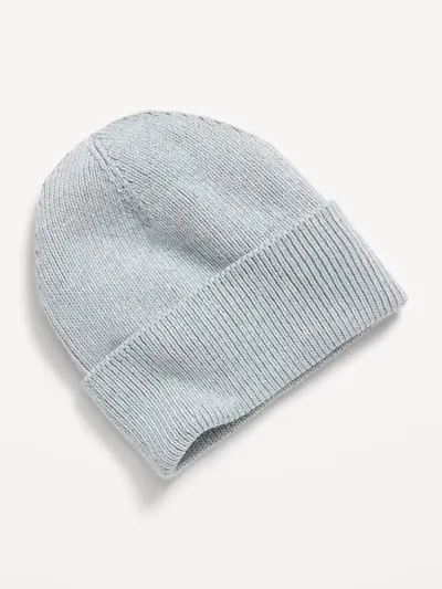 Ribbed Beanie for Boys - Light Gray