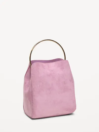 Romantic Ring Handle Bag - Rose Dawn