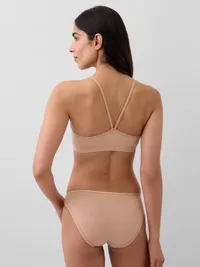 Seamless Racerback Bralette - Blush beige — view 2