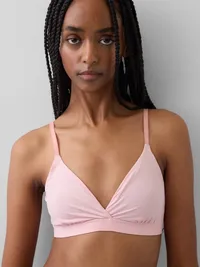 SecondSkin Crossover Bralette - Pure pink — view 3