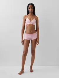 SecondSkin Crossover Bralette - Pure pink — view 4