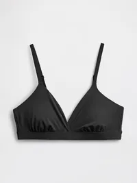 SecondSkin Crossover Bralette - True black — view 5