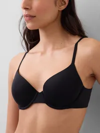 SecondSkin Semi-Demi Bra - True black — view 3