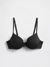 SecondSkin Semi-Demi Bra - True black — view 5