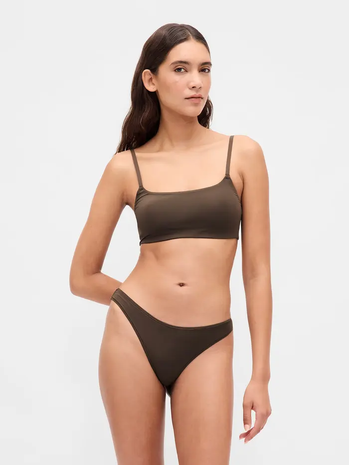 SecondSkin Thong - Bracken brown