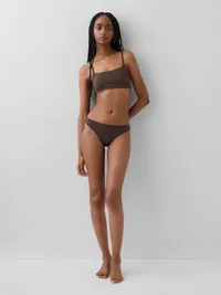 SecondSkin Thong - Bracken brown — view 3