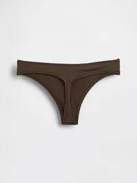 SecondSkin Thong - Bracken brown — view 5
