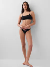 SecondSkin Thong - True black — view 3