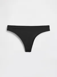 SecondSkin Thong - True black — view 4