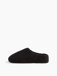 Sherpa Slippers - Black — view 4