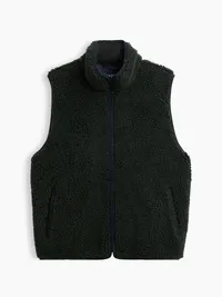 Sherpa Zip Vest - green gitane — view 5