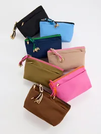 Shiraleah Jet Zip Pouch - Mocha — view 2