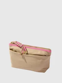 Shiraleah Jet Zip Pouch - Tan — view 2
