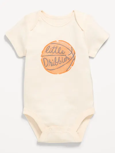Short-Sleeve Graphic Bodysuit for Baby - Basketball