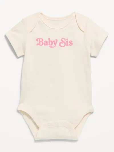 Short-Sleeve Graphic Bodysuit for Baby - Creme De La Creme