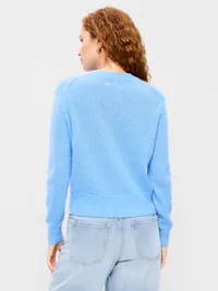 Shrunken Wool-Blend Crew-Neck Sweater - LIGHTHOUSE — view 2