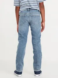 Slim 360° Stretch Jeans for Boys - Destructed Wash — view 2