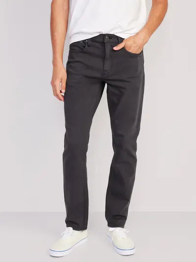 Slim Built-In Flex Five-Pocket Pants - Dark Gray