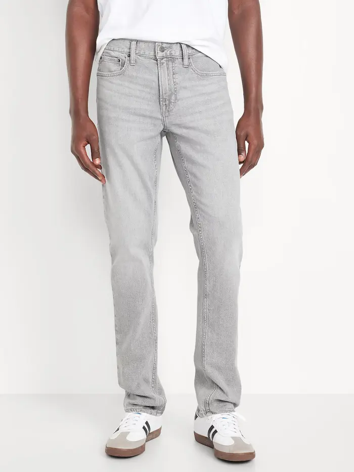 Slim Built-In Flex Jeans - Gray Wash