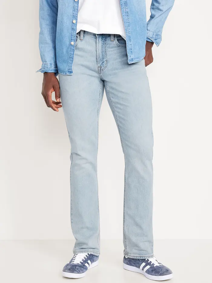Slim Built-In Flex Jeans - Light Wash