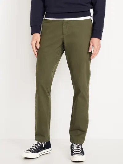 Slim Rotation Chino Pants - Olive