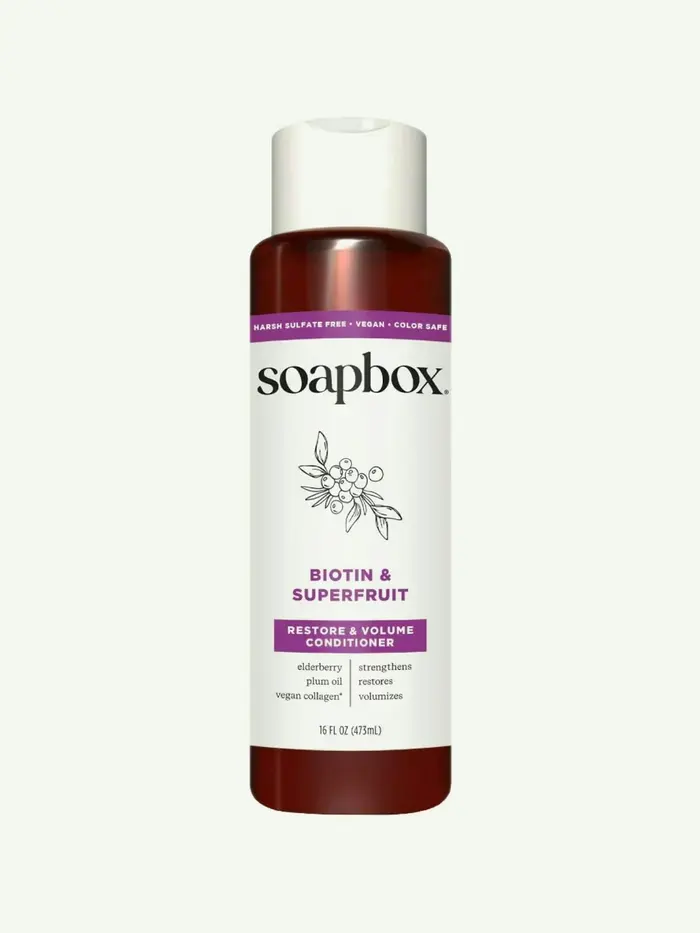 Soapbox Biotin Volumizing Conditioner - Clear