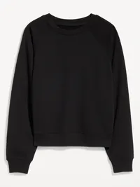 SoComfy Oversized Raglan Sweatshirt - Black Jack — view 4