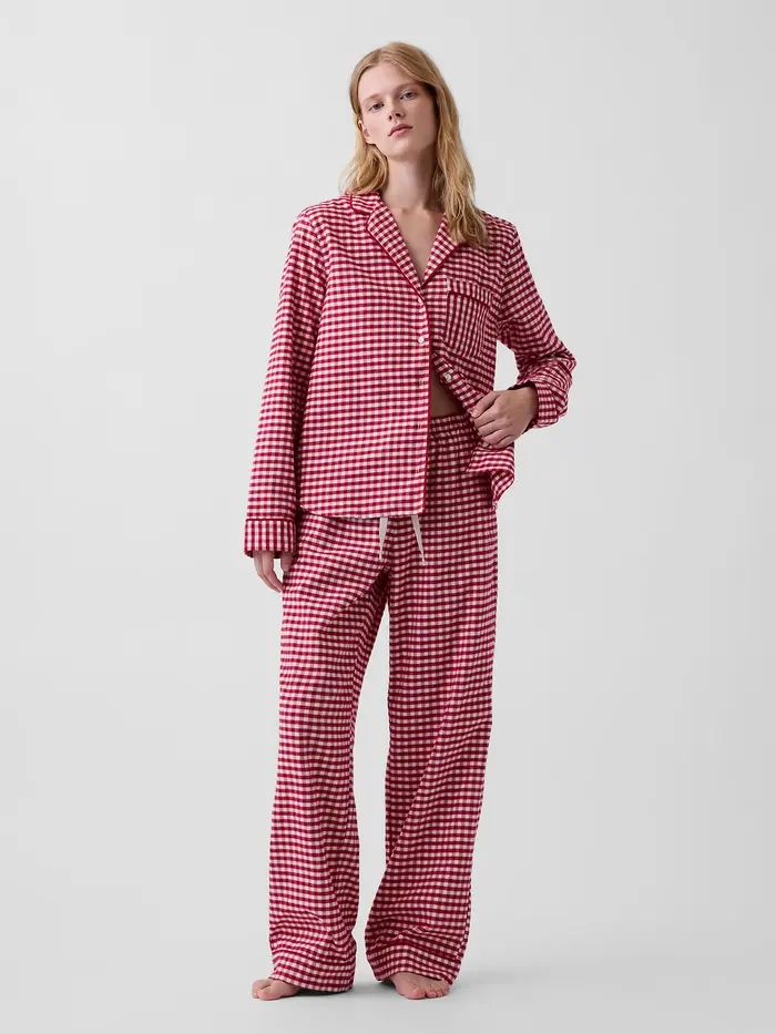 Softest Flannel PJ Set - Red gingham