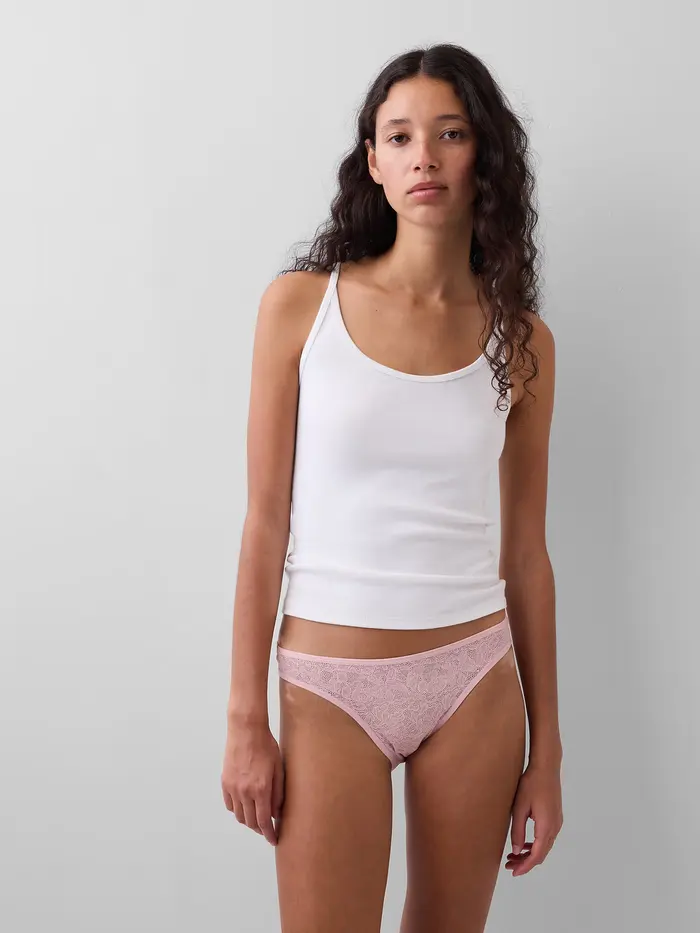 Softest Lace Bikini - Primitive pink