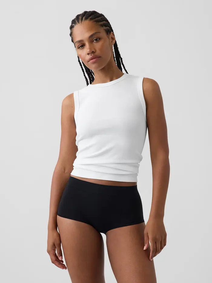 SoftMade Modal High Rise Brief - True black