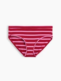 SoftMade Modal Hipster - Pink & red stripe — view 4