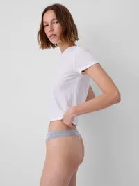 SoftMade Modal Thong - Heather grey — view 2