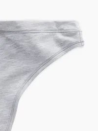 SoftMade Modal Thong - Heather grey — view 3