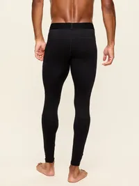 Solid Baselayer Tights - Black Jack — view 2