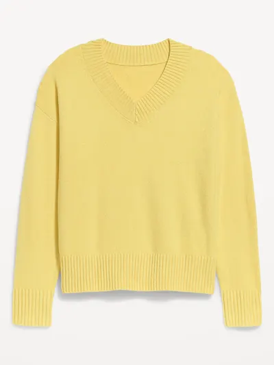 SoSoft V-Neck Sweater - LIMONCELLO
