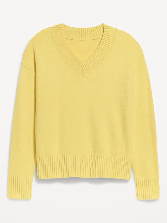 SoSoft V-Neck Sweater - LIMONCELLO