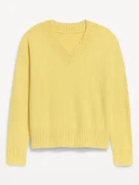 SoSoft V-Neck Sweater - LIMONCELLO — view 2