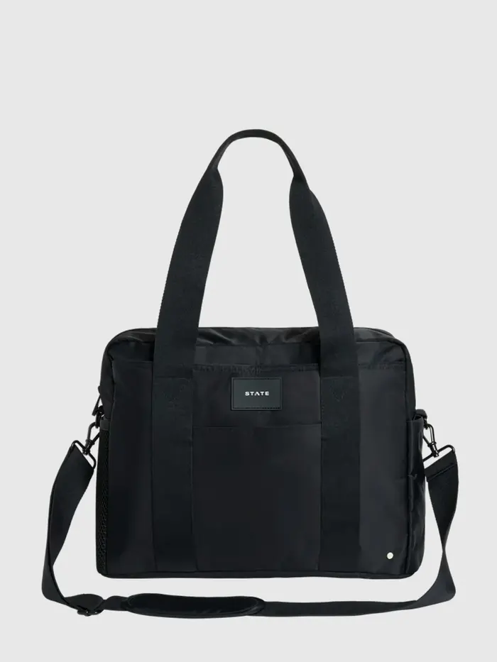 STATE Jordan Diaper Tote - Black